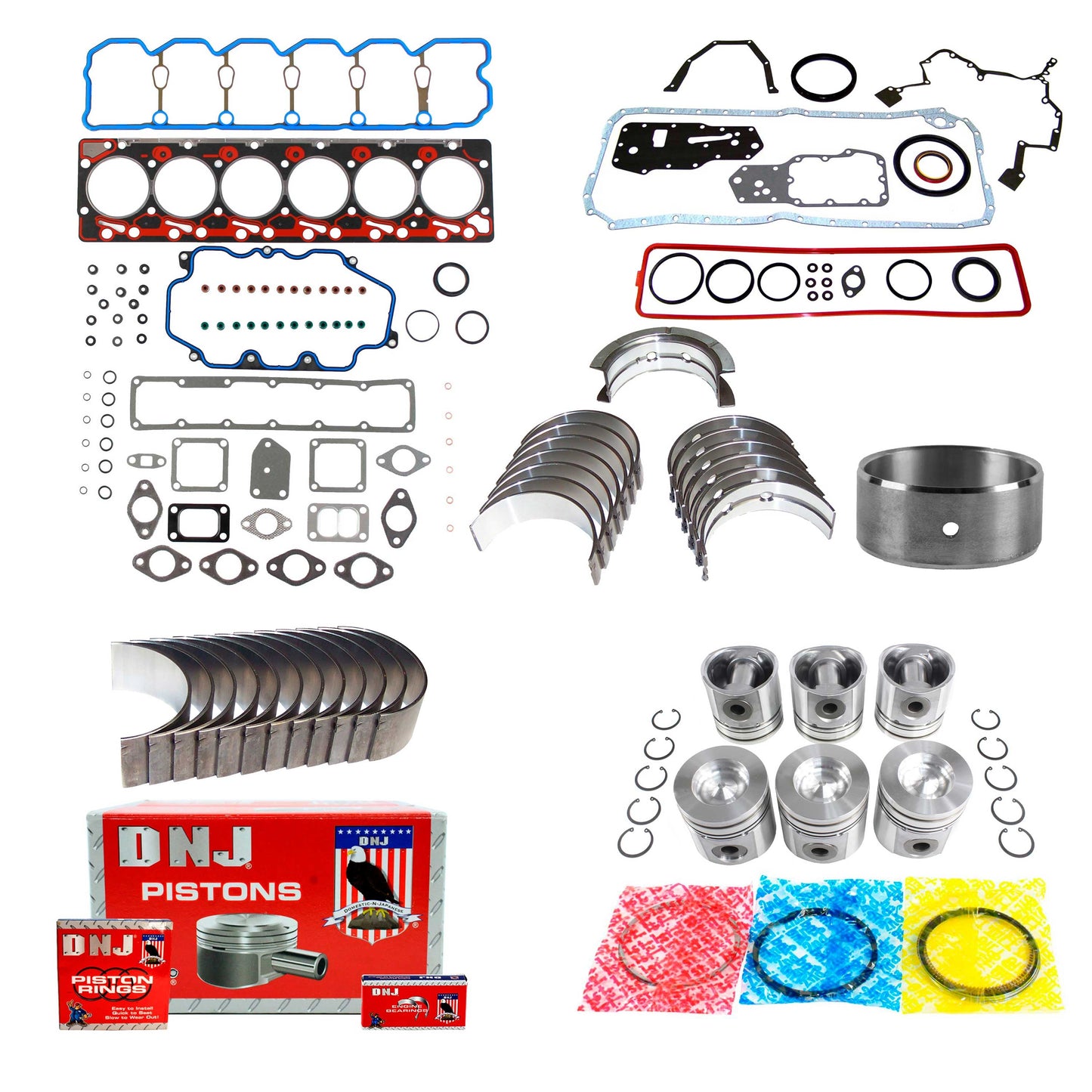 Engine Rebuild Kit 1998-2002 Dodge 5.9L L6 359cid 24V OHV Turbocharged