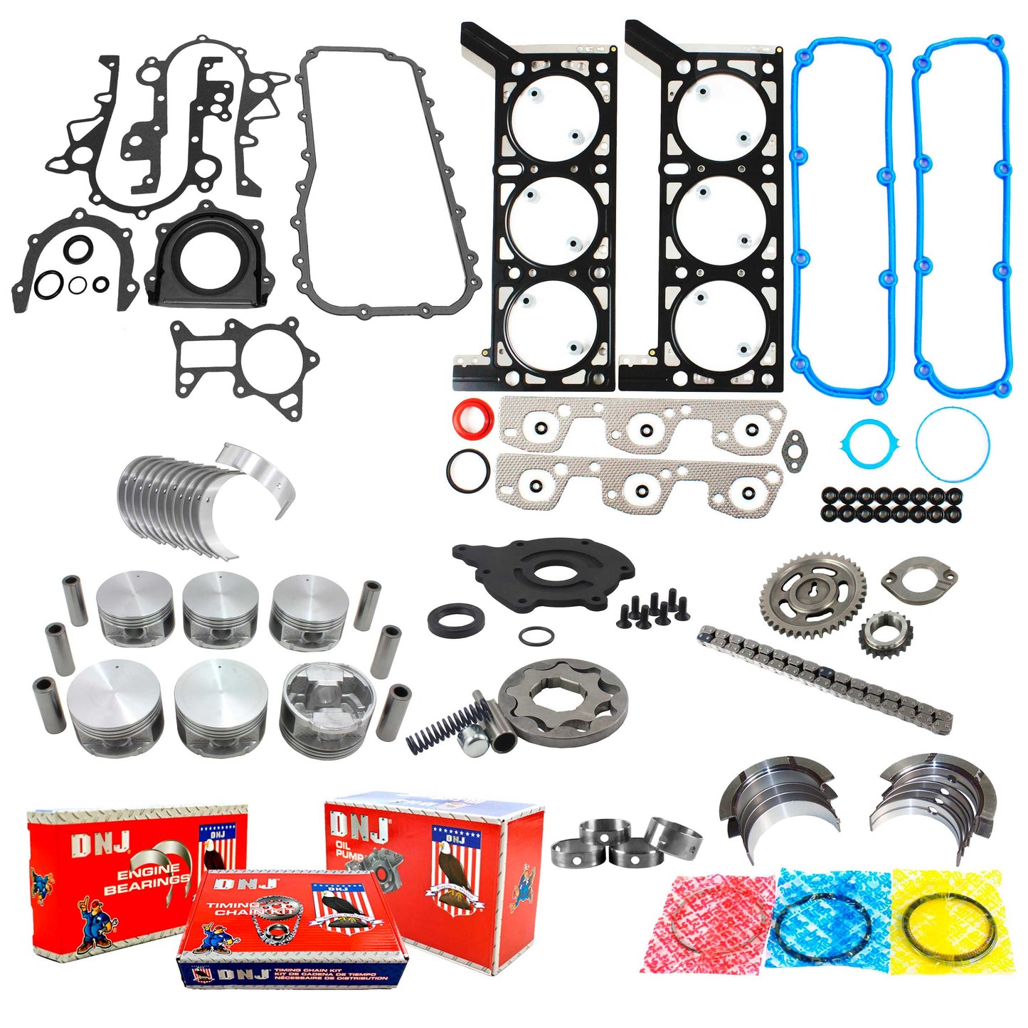 Master Engine Rebuild Kit 2007-2008 Jeep 3.8L V6