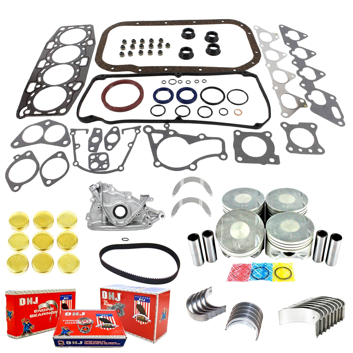Master Engine Rebuild Kit 1992-1995 Dodge,Eagle,Mitsubishi,Plymouth 1.8L