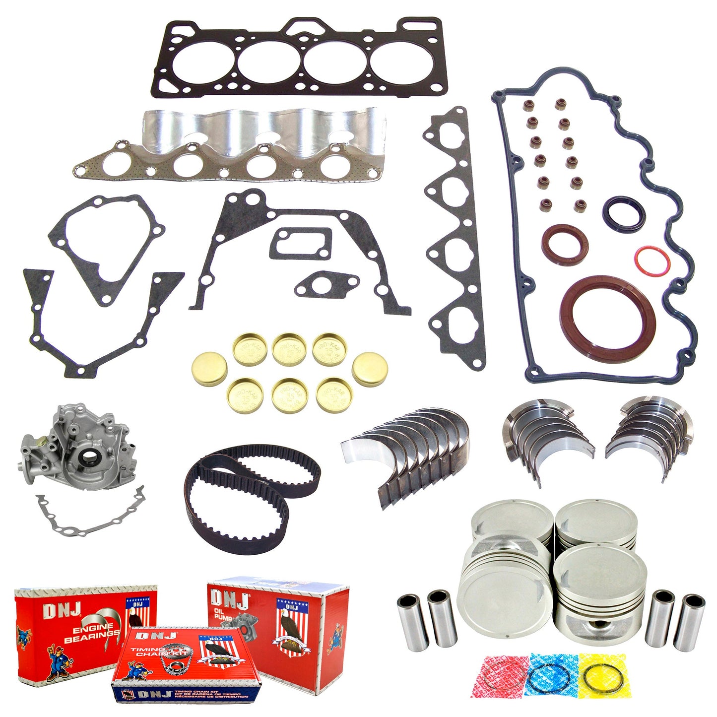 Master Engine Rebuild Kit 1995 Hyundai 1.5L