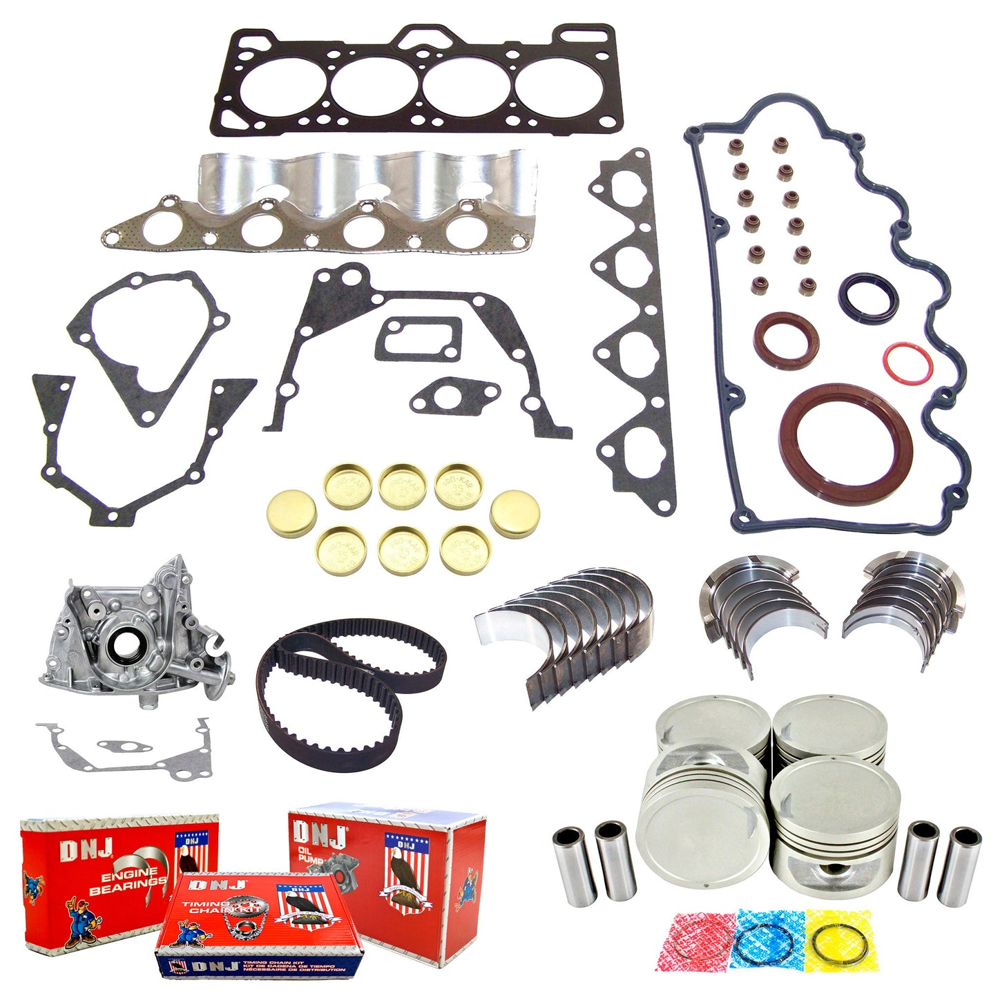 Master Engine Rebuild Kit 1995-1999 Hyundai Accent 1.5L