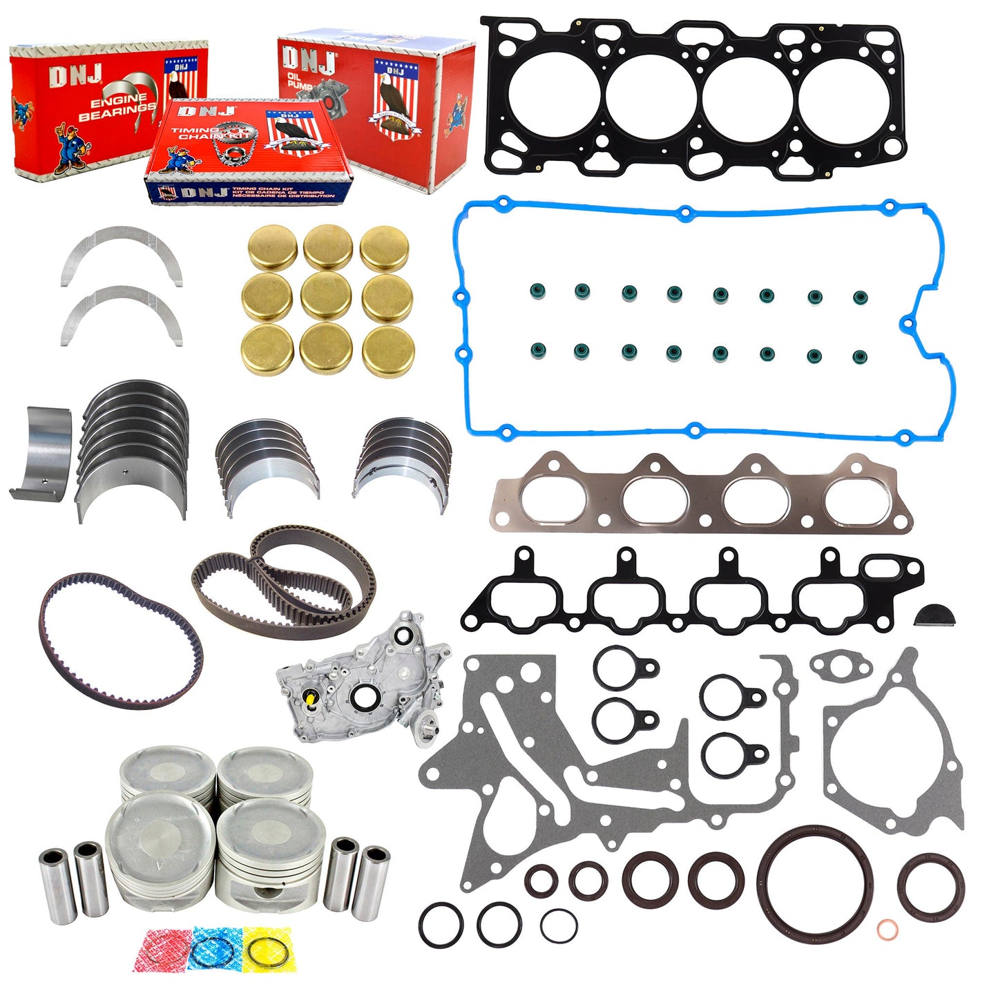 Master Engine Rebuild Kit 1999-2006 Hyundai,Kia 2.4L