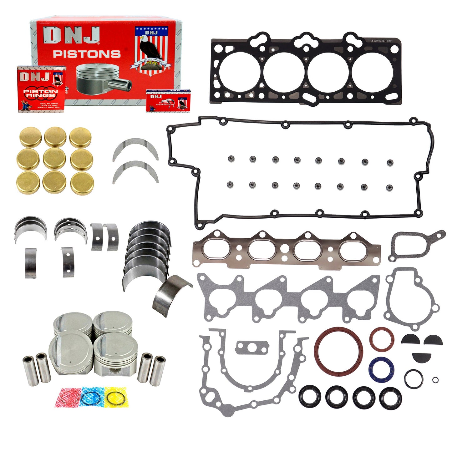 Engine Rebuild Kit 1997-2001 Hyundai 2.0L