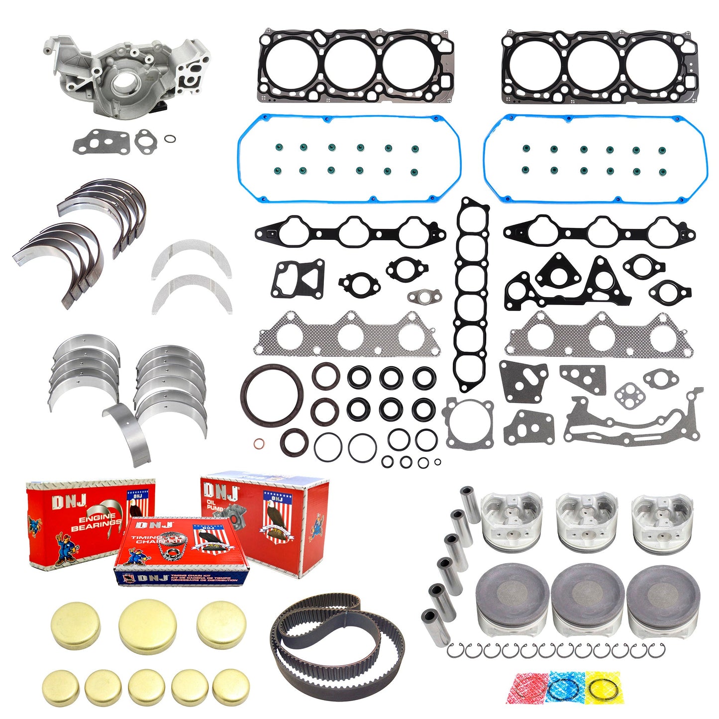 Master Engine Rebuild Kit 1997-2000 Mitsubishi 3.5L