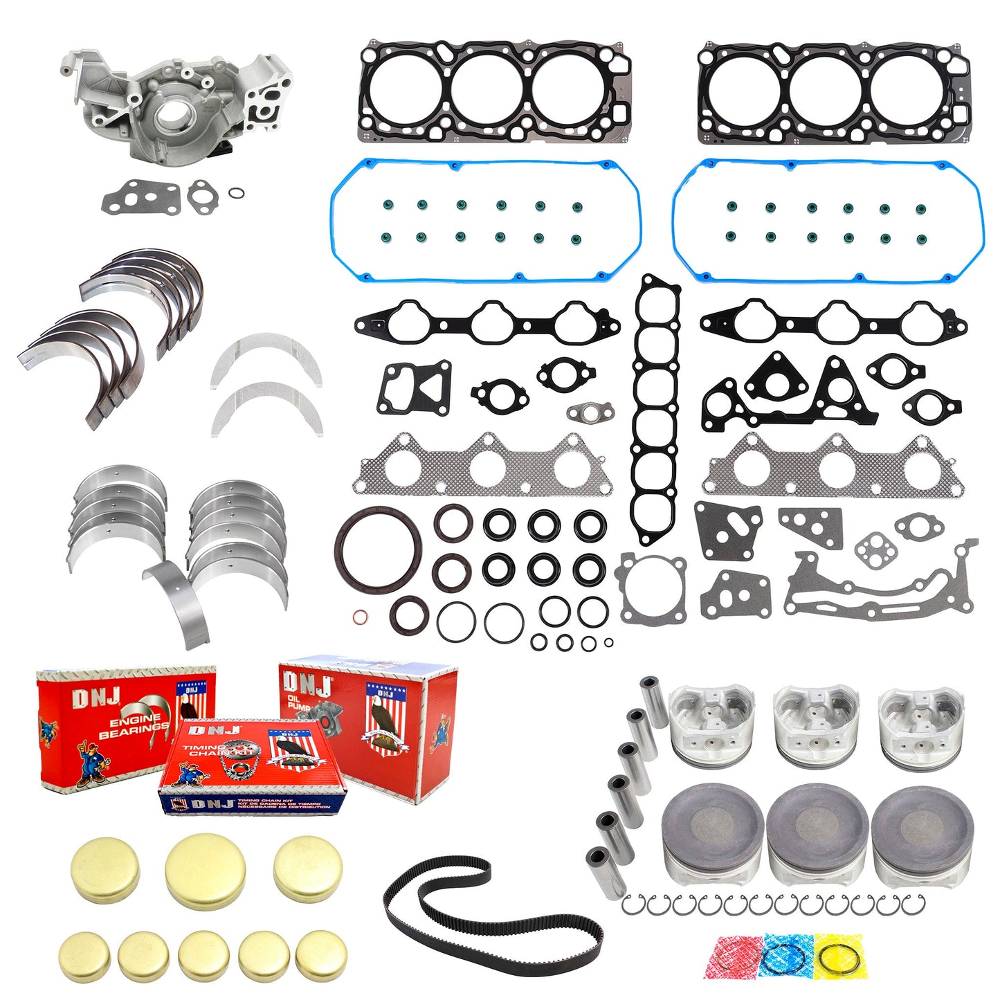 Master Engine Rebuild Kit 2001-2002 Mitsubishi 3.5L