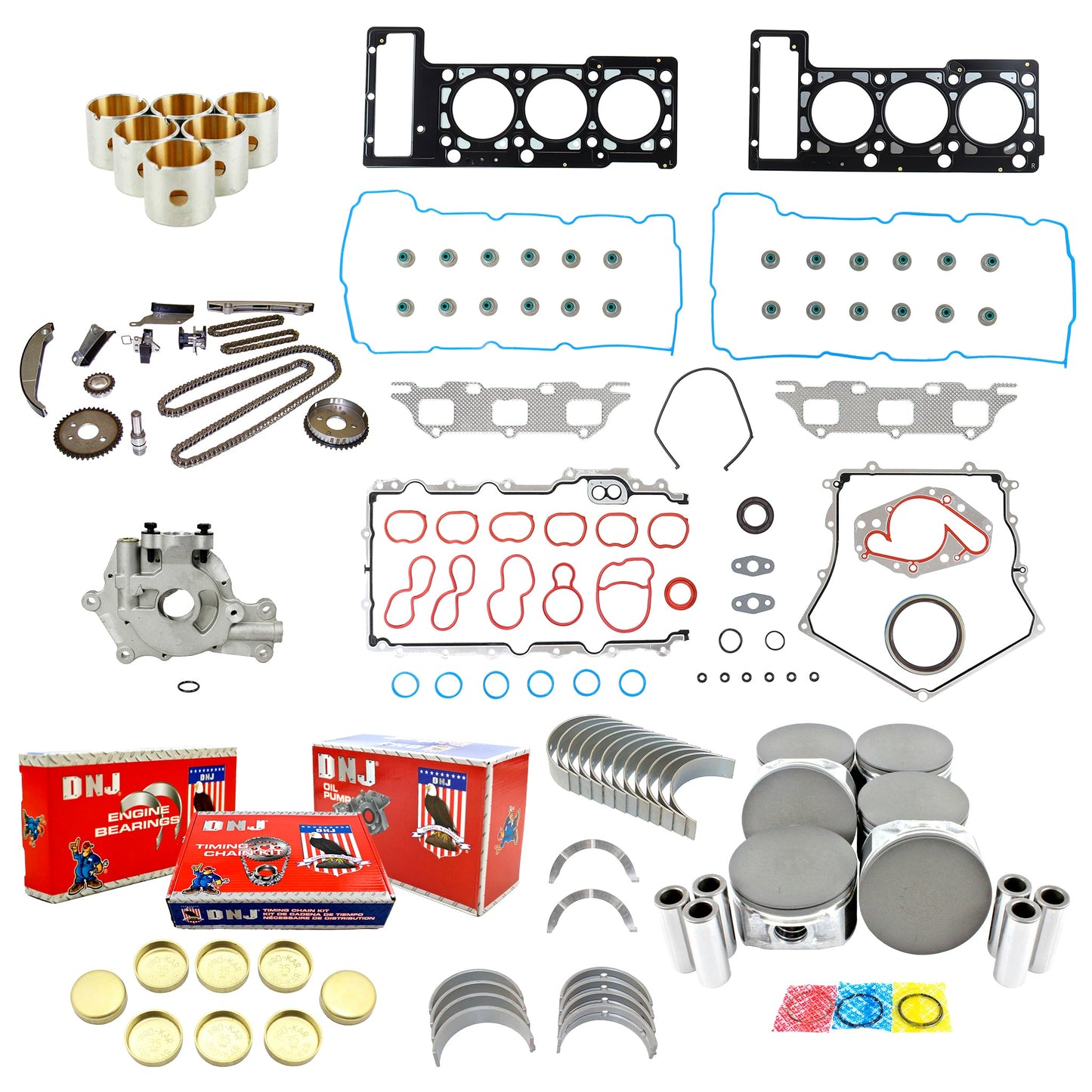 Master Engine Rebuild Kit 2002-2006 Chrysler,Dodge 2.7L