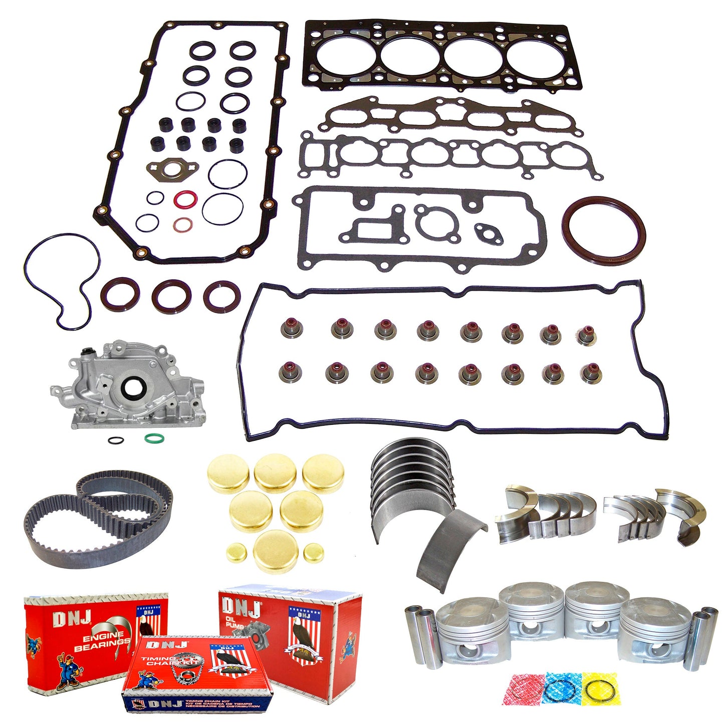 Master Engine Rebuild Kit 1995-1999 Chrysler,Dodge,Mitsubishi,Plymouth 2.0L