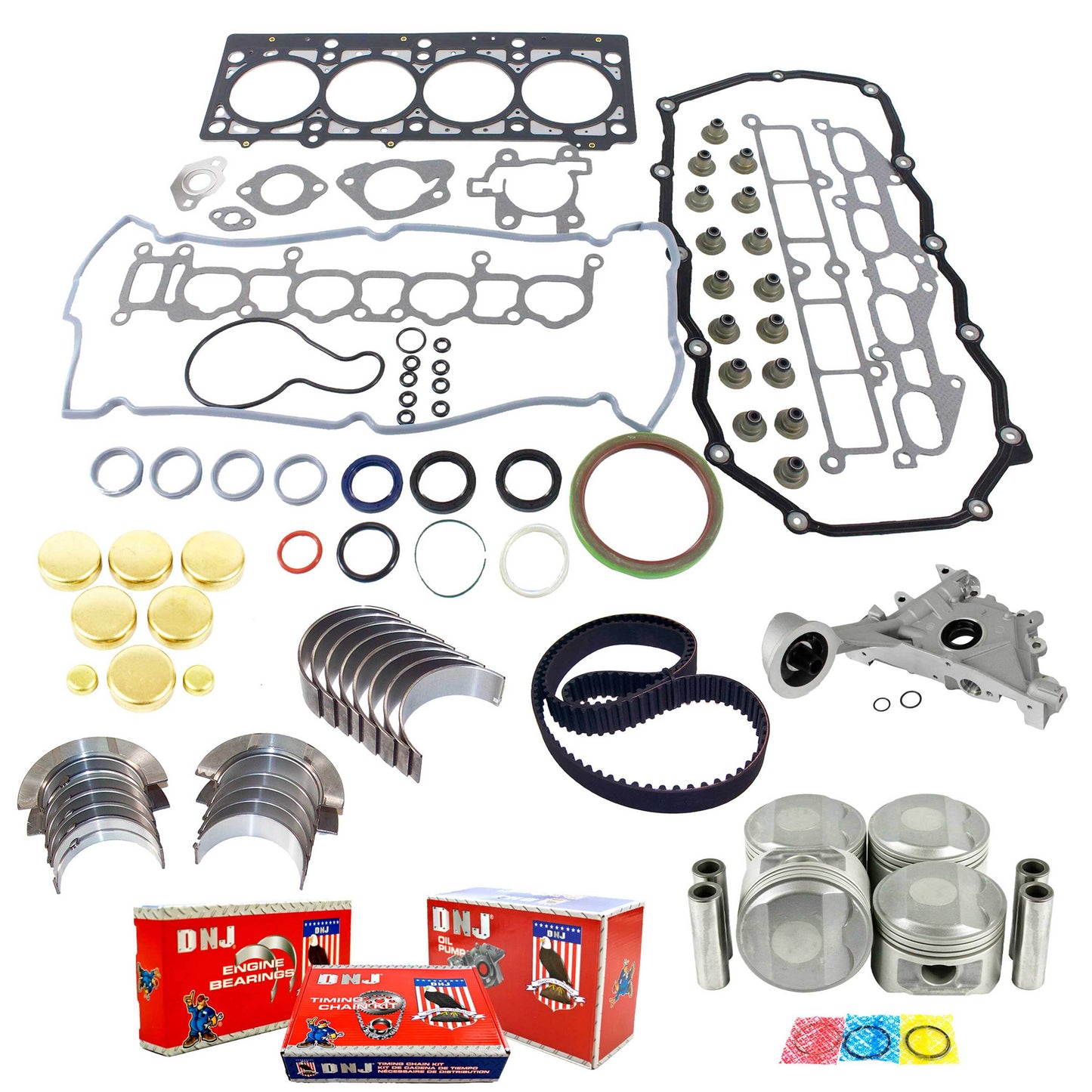 Master Engine Rebuild Kit 1997-2000 Chrysler,Dodge,Plymouth 2.4L