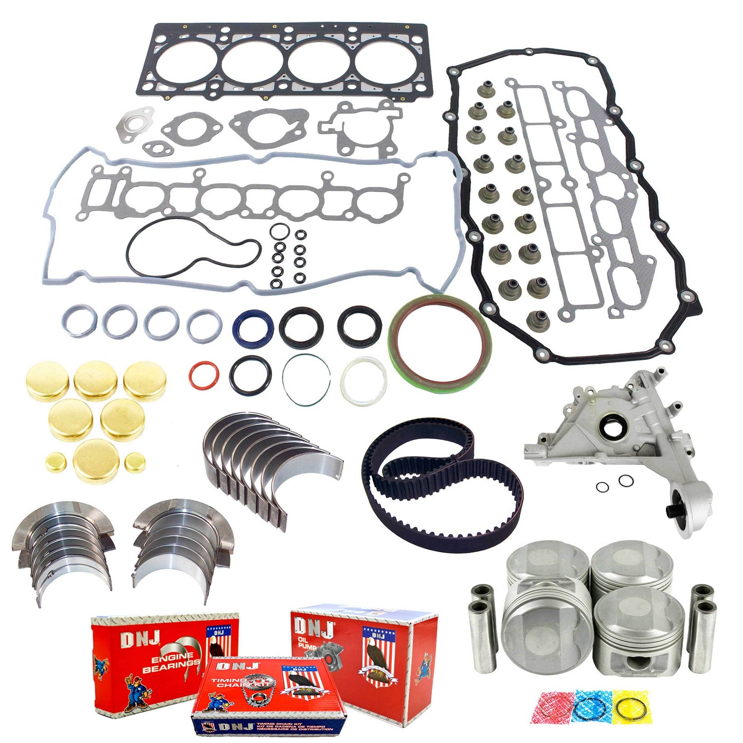 Master Engine Rebuild Kit 1995-1996 Chrysler,Dodge,Plymouth 2.4L