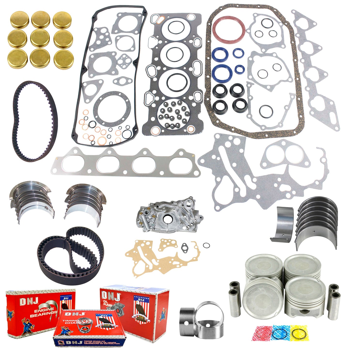 Master Engine Rebuild Kit 1993-1997 Eagle,Mitsubishi,Plymouth 2.4L