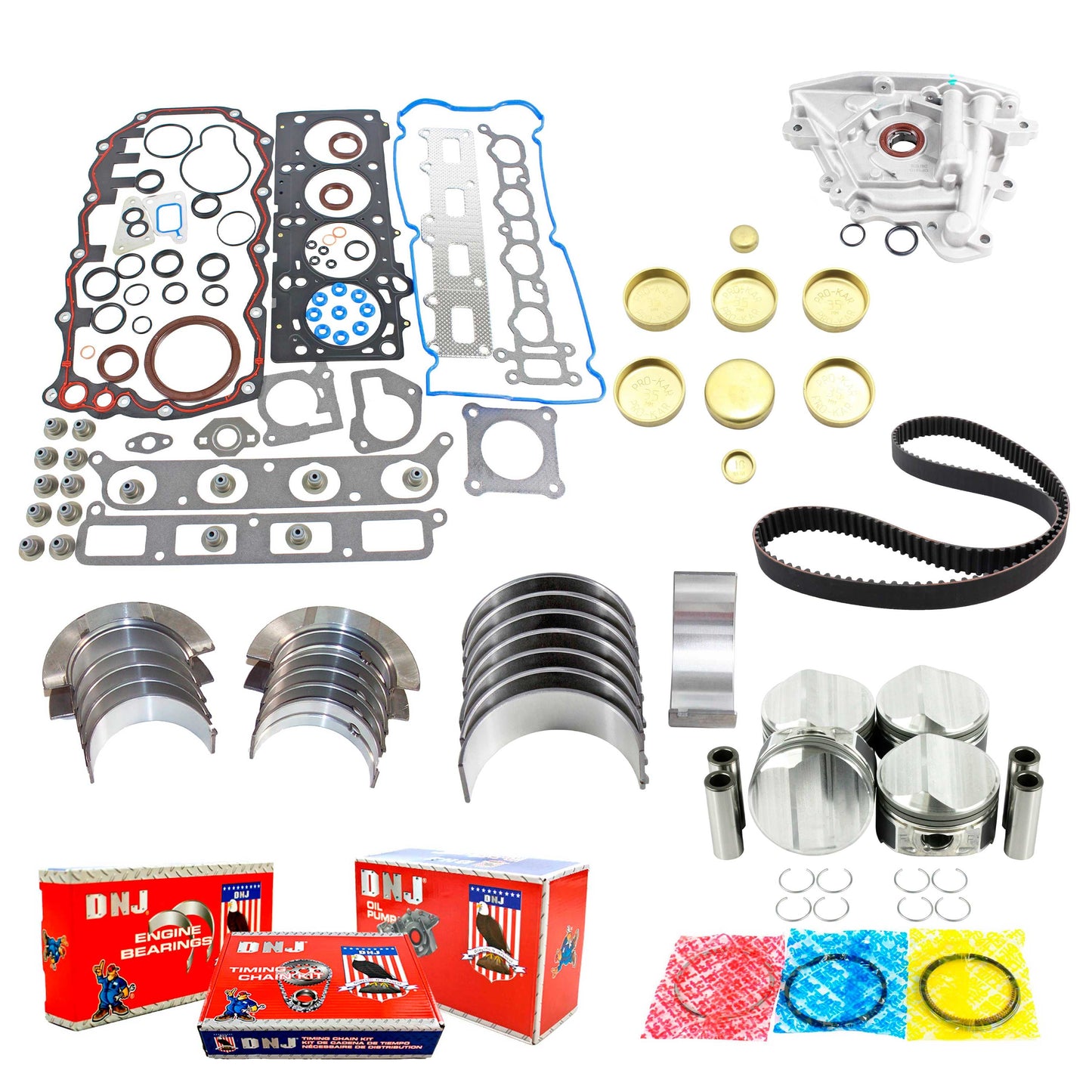 Master Engine Rebuild Kit 2003-2009 Chrysler,Dodge 2.4L