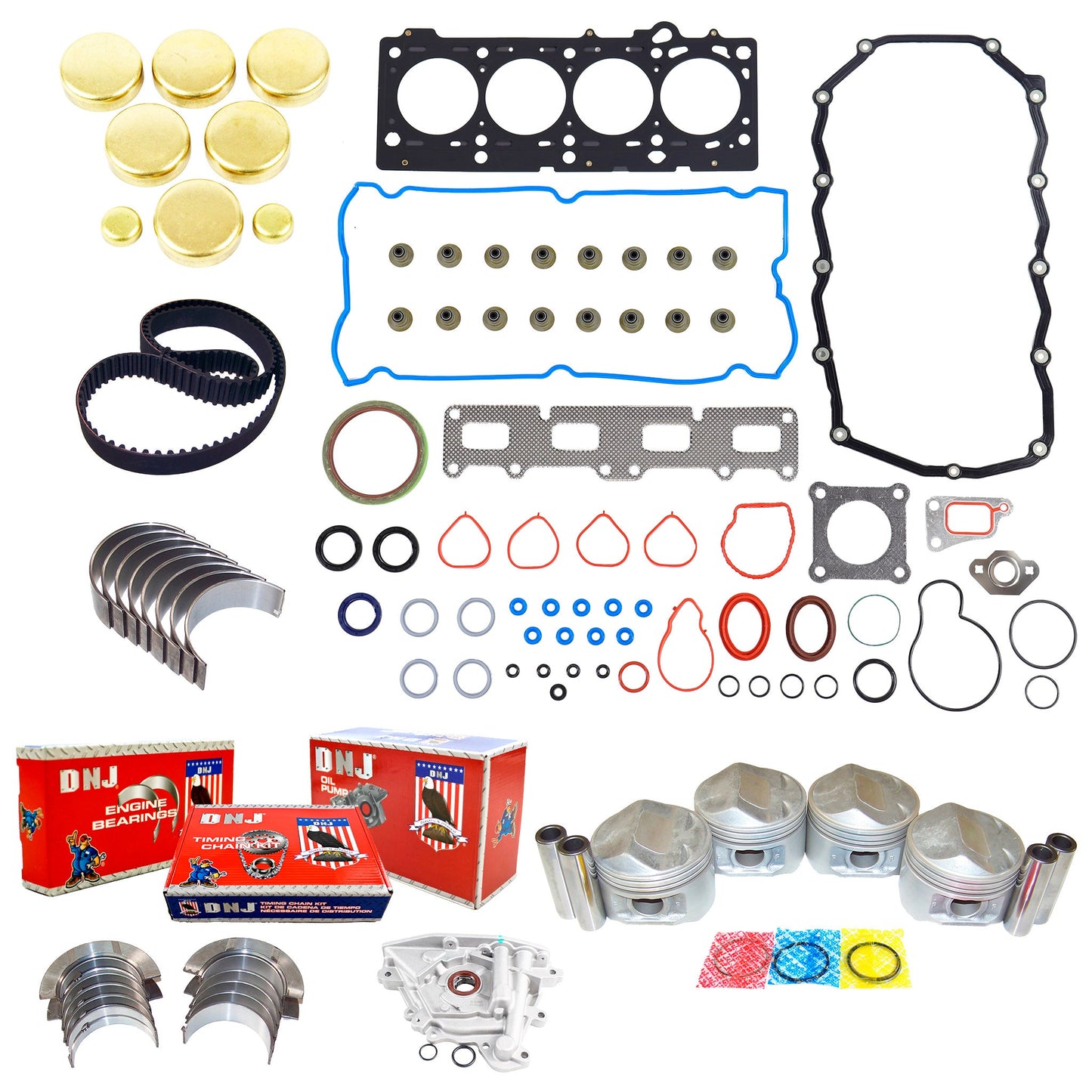 Master Engine Rebuild Kit 2006-2008 Chrysler 2.4L