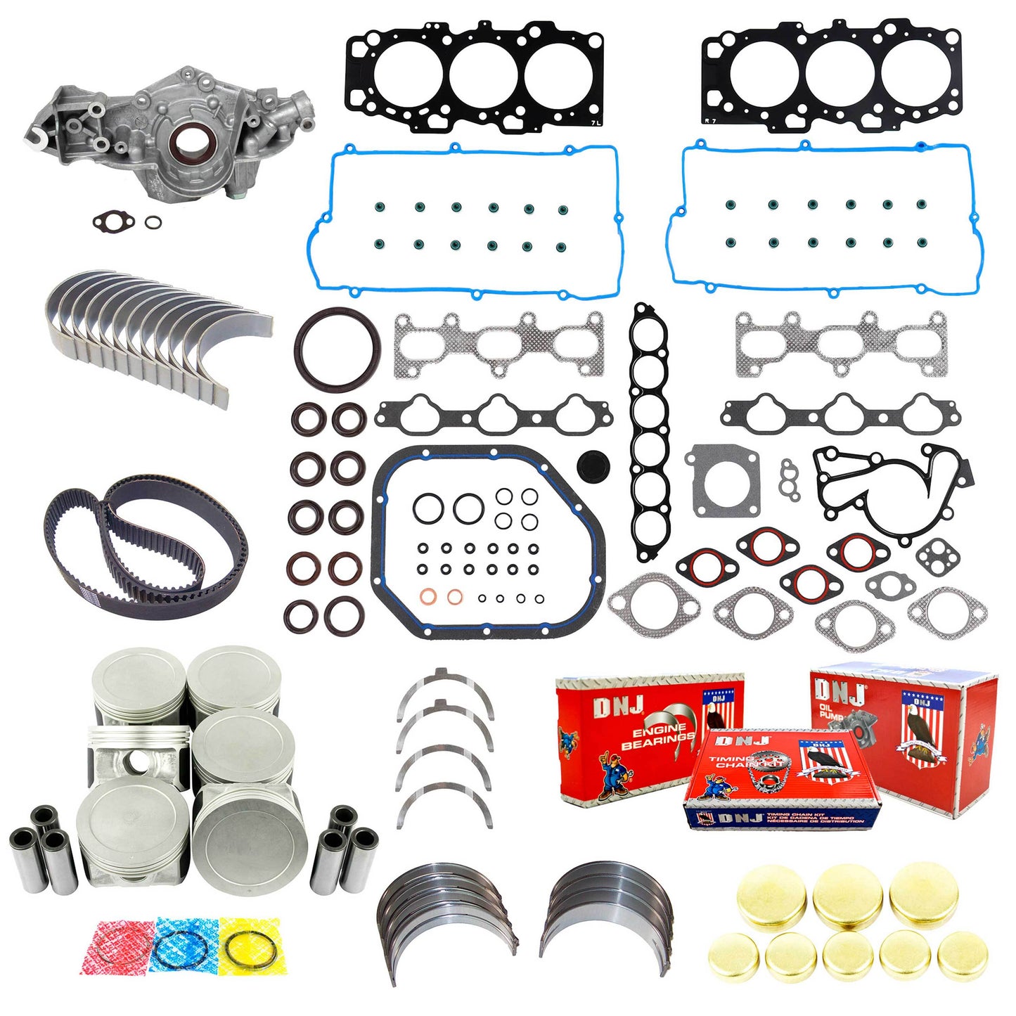 Master Engine Rebuild Kit 2005-2010 Hyundai,Kia 2.7L