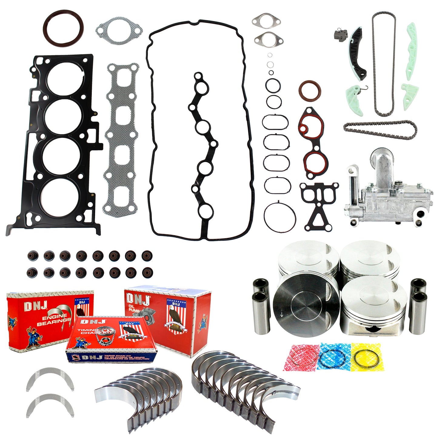 Master Engine Rebuild Kit 2008-2015 Mitsubishi 2.0L