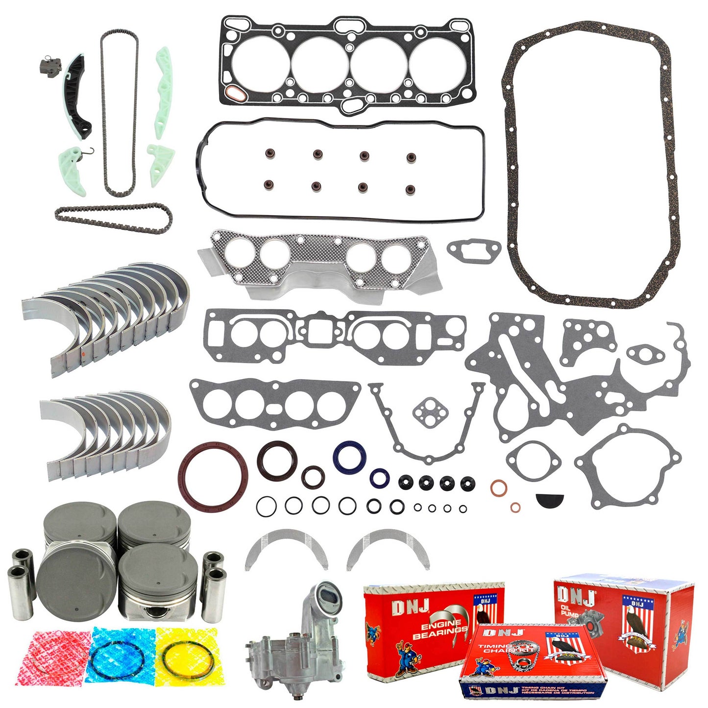 Master Engine Rebuild Kit 2008-2015 Mitsubishi 2.0L