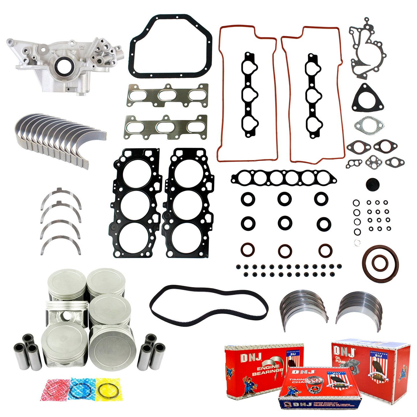 Master Engine Rebuild Kit 2007-2008 Hyundai 2.7L