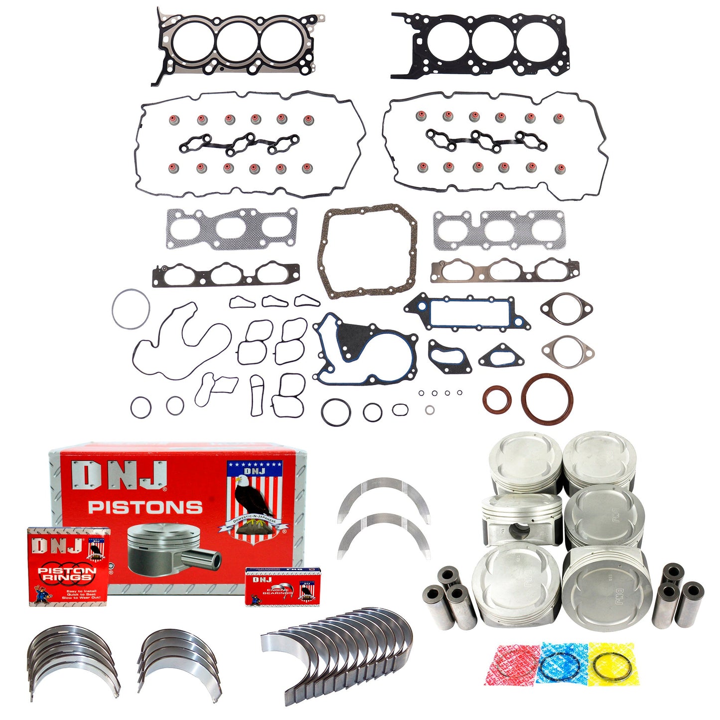Engine Rebuild Kit 2009-2011 Hyundai,Kia 3.8L
