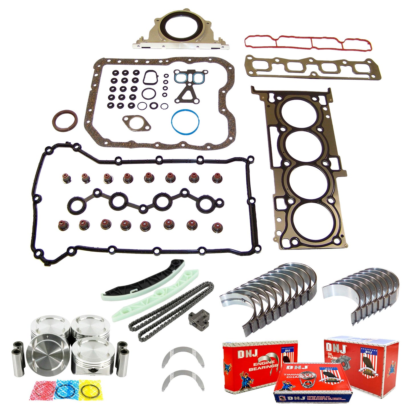 Master Engine Rebuild Kit 2008-2014 Chrysler,Dodge 2.4L