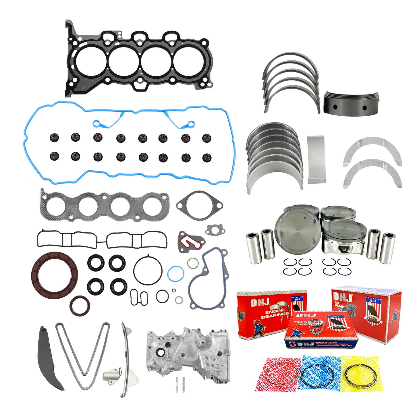 Master Engine Rebuild Kit 2012-2013 Kia Soul 2.0L