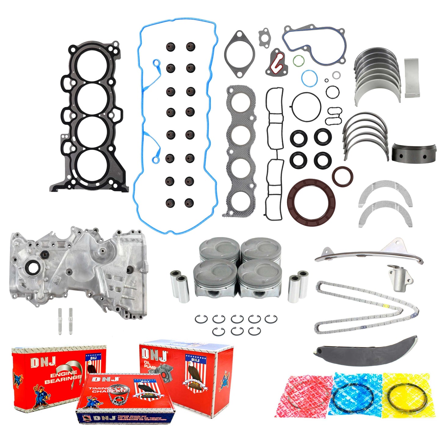 Master Engine Rebuild Kit 2014-2020 Hyundai Elantra, Kia Forte 2.0L