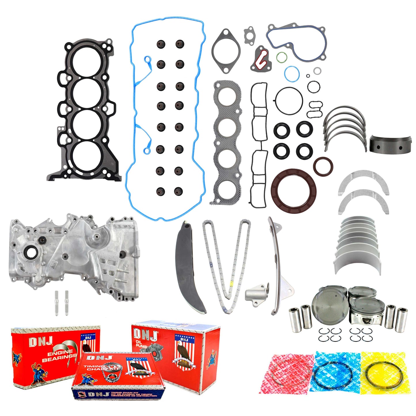 Master Engine Rebuild Kit 2012-2013 Kia 2.0L