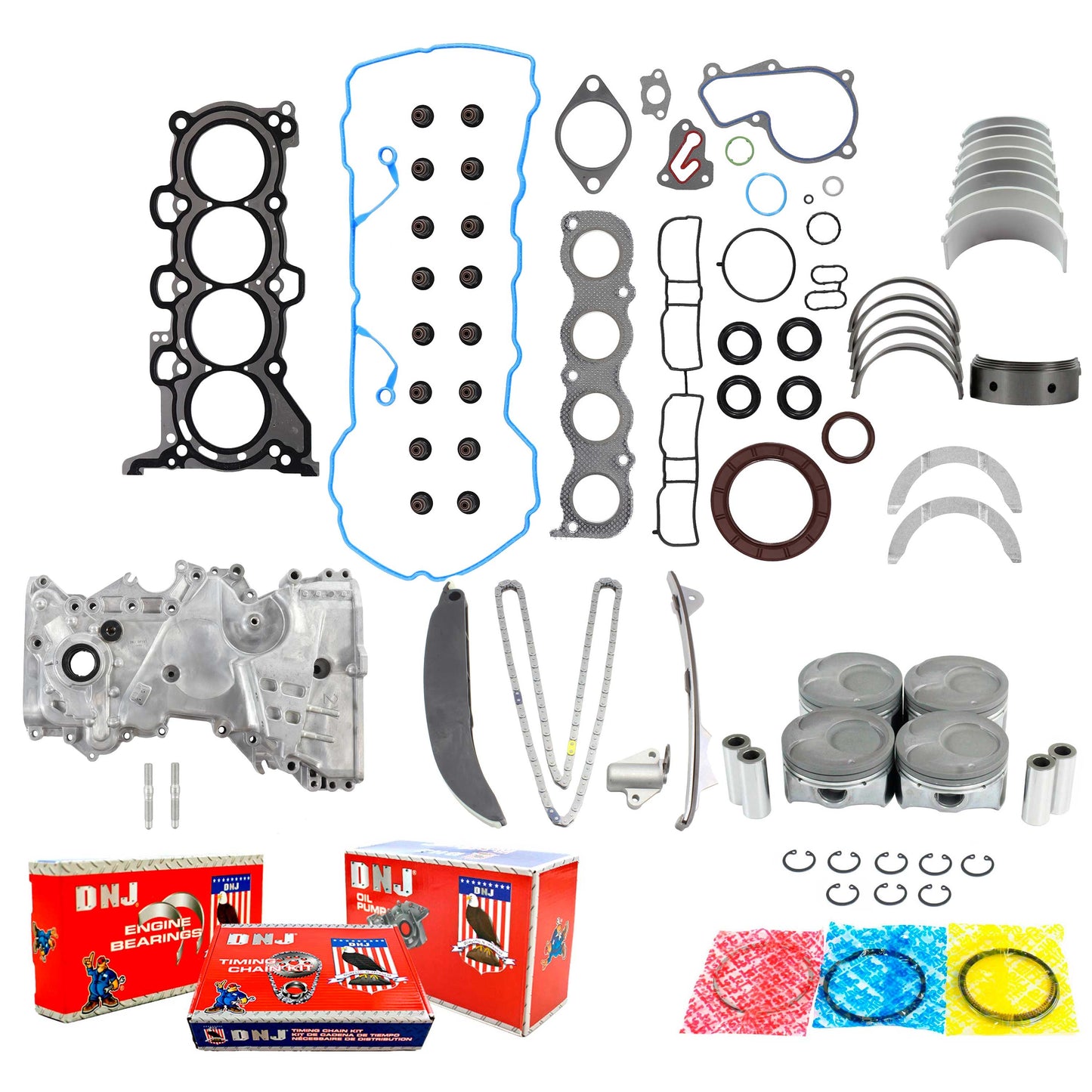 Master Engine Rebuild Kit 2014-2015 Kia 2.0L