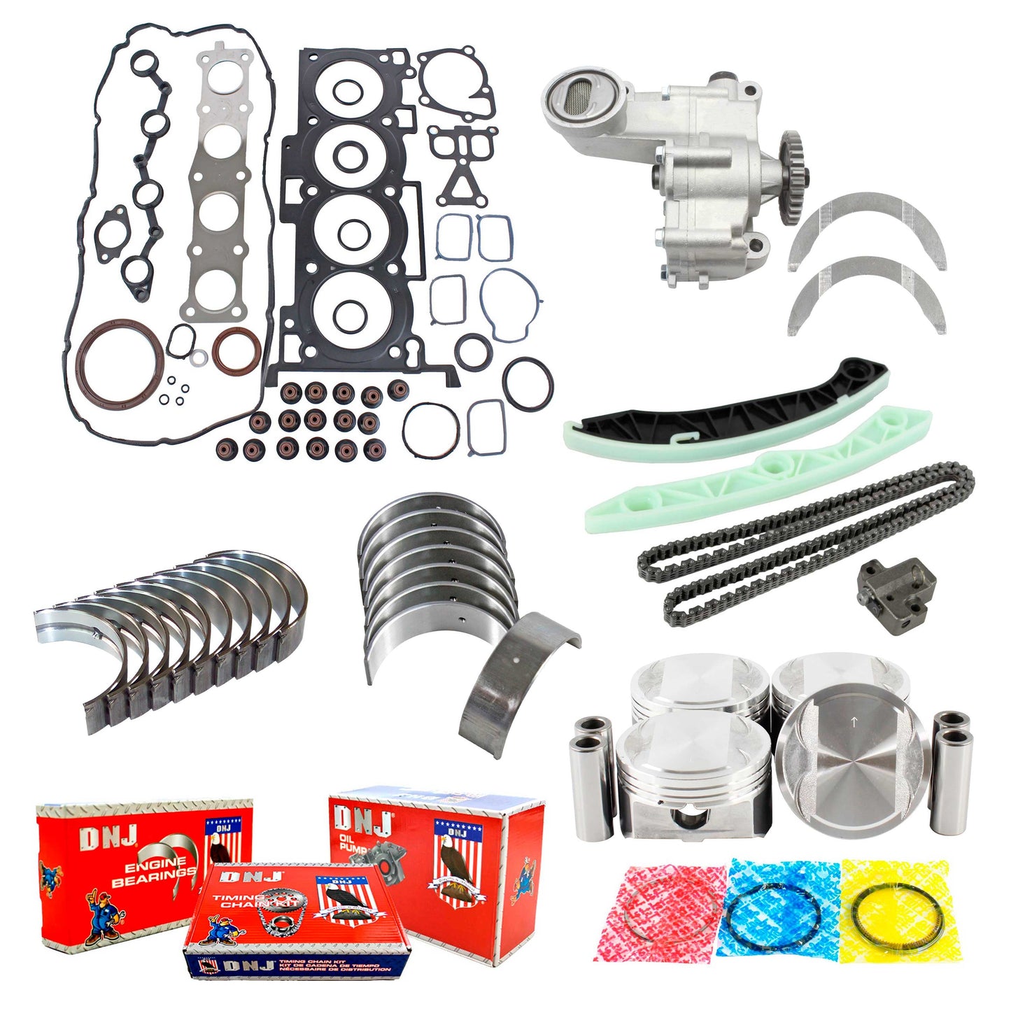 Master Engine Rebuild Kit 2010-2013 Hyundai,Kia 2.0L