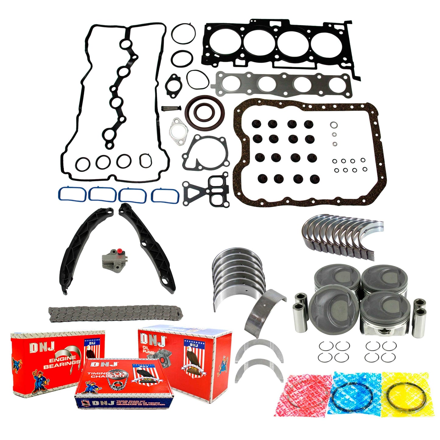 Master Engine Rebuild Kit 2011-2016 Hyundai,Kia 2.4L