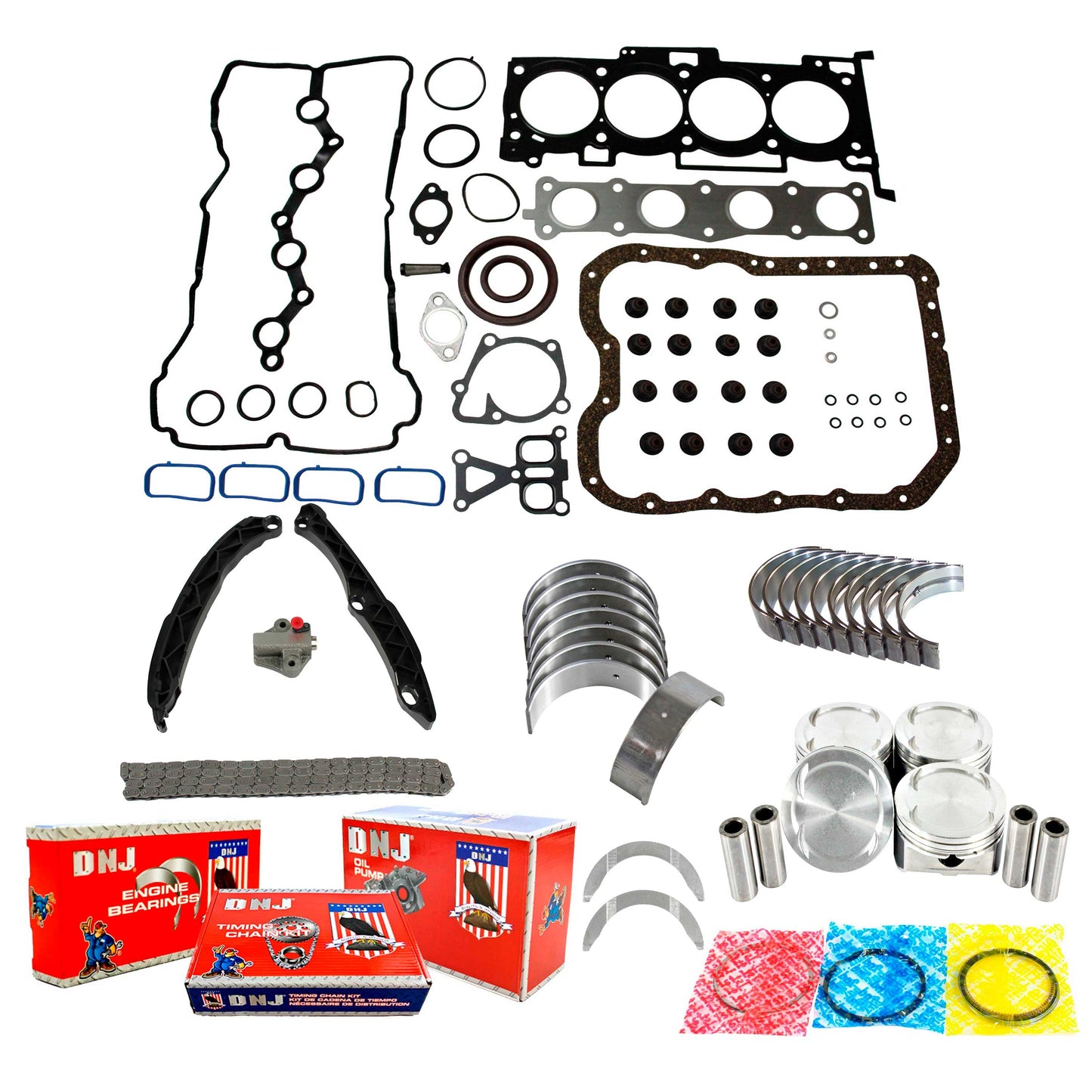 Master Engine Rebuild Kit 2011-2016 Hyundai, Kia 2.4L