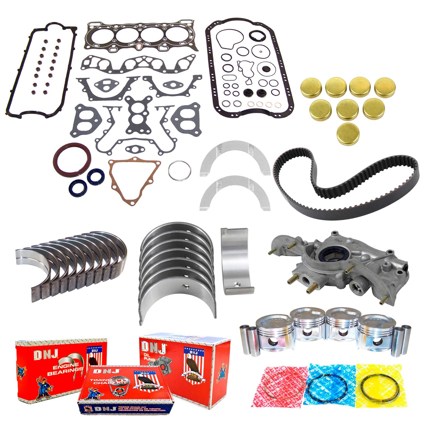 Master Engine Rebuild Kit 1984-1987 Honda 1.5L