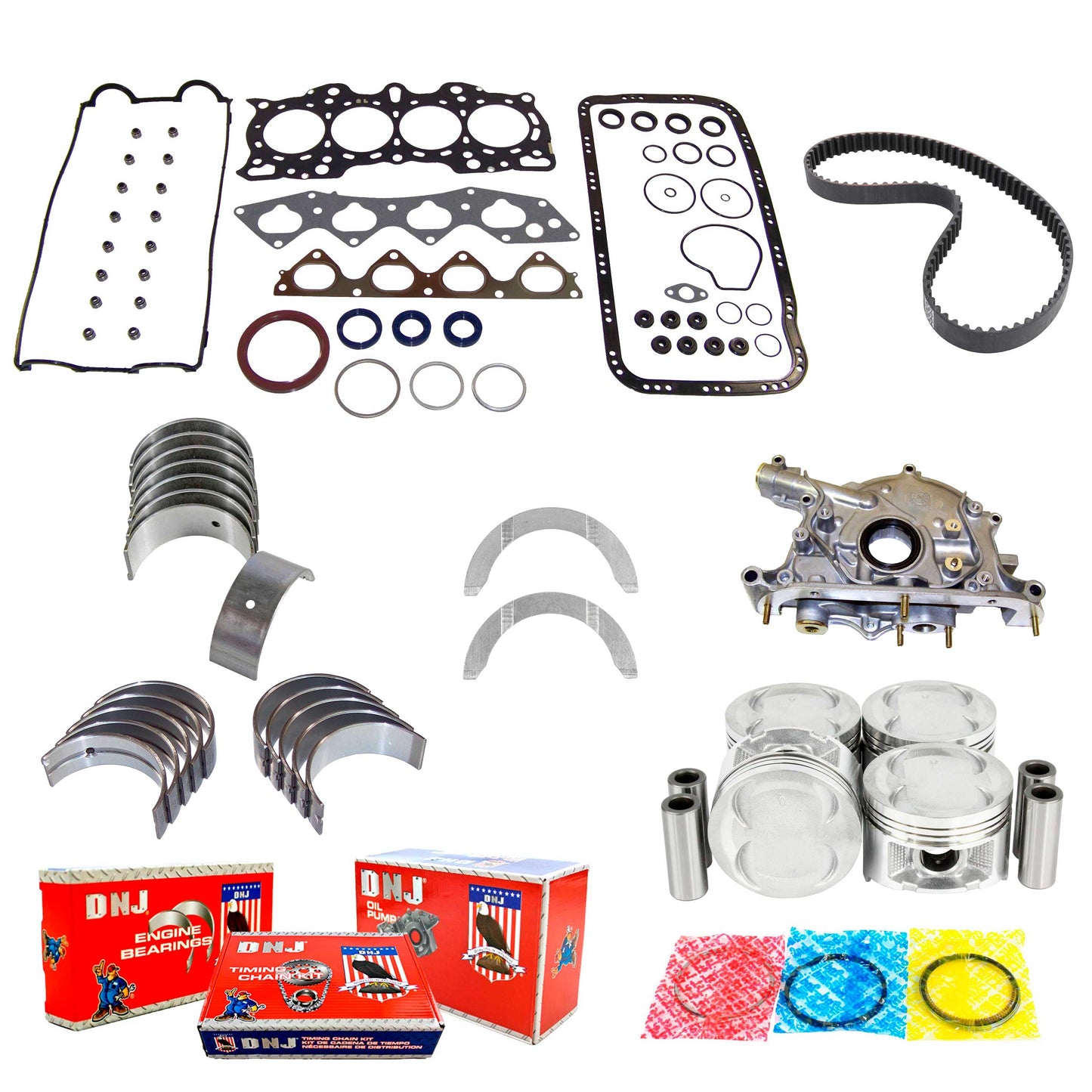 Master B18B1 Engine Rebuild Kit: 1996-2001 Acura Integra