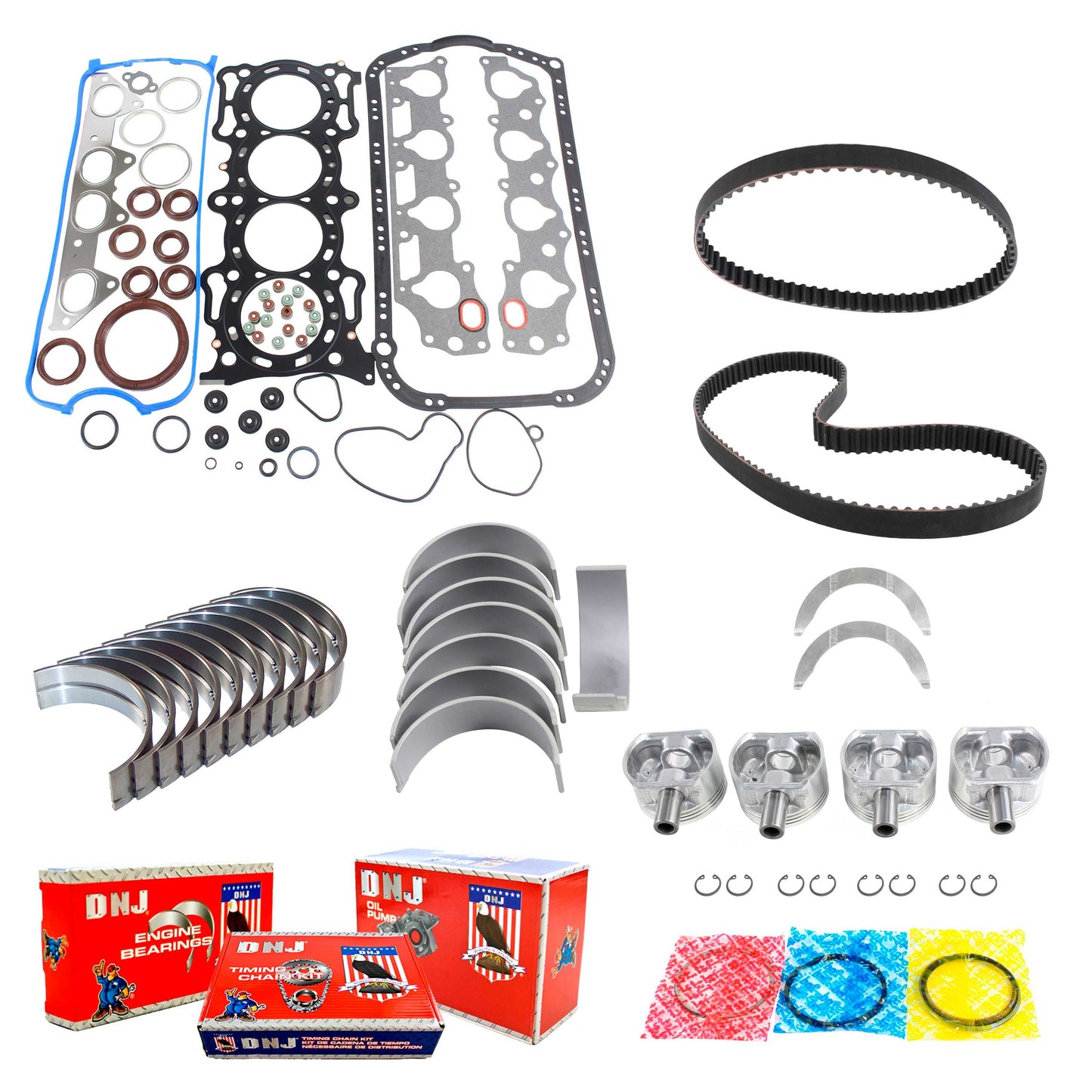 Master Engine Rebuild Kit 1998-2002 Honda 2.3L
