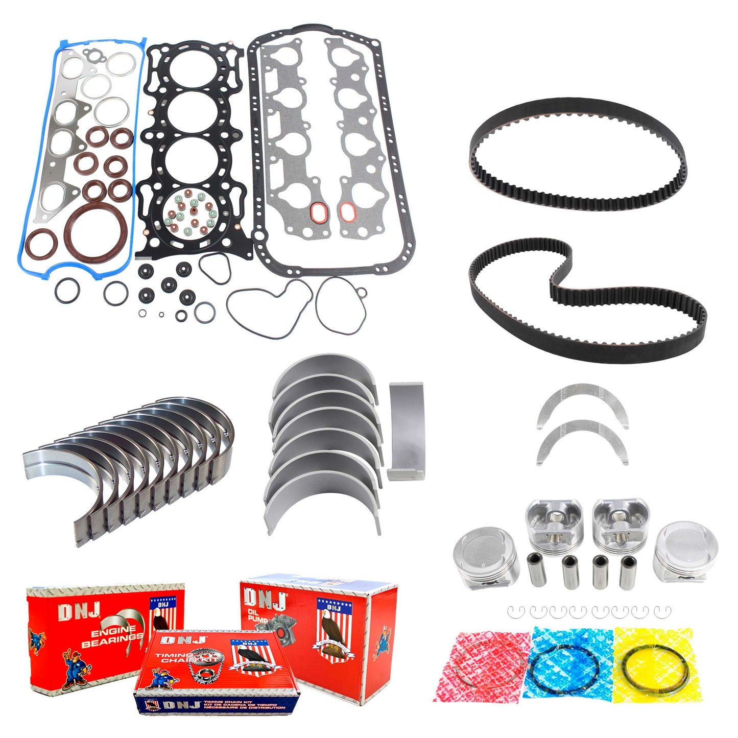 Master Engine Rebuild Kit 1998-2002 Acura,Honda,Isuzu 2.3L