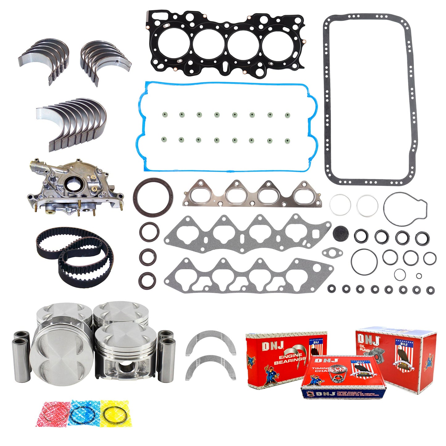 Master Engine Rebuild Kit 1996-2001 Acura 1.8L