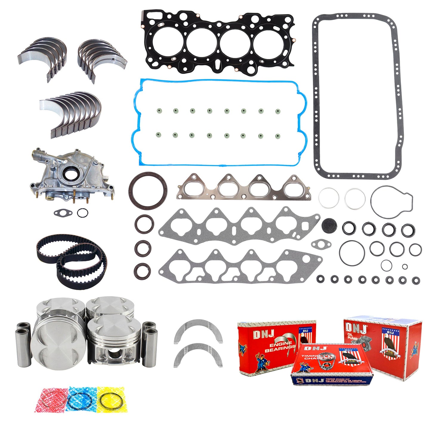 Master Engine Rebuild Kit 1994-1995 Acura 1.8L