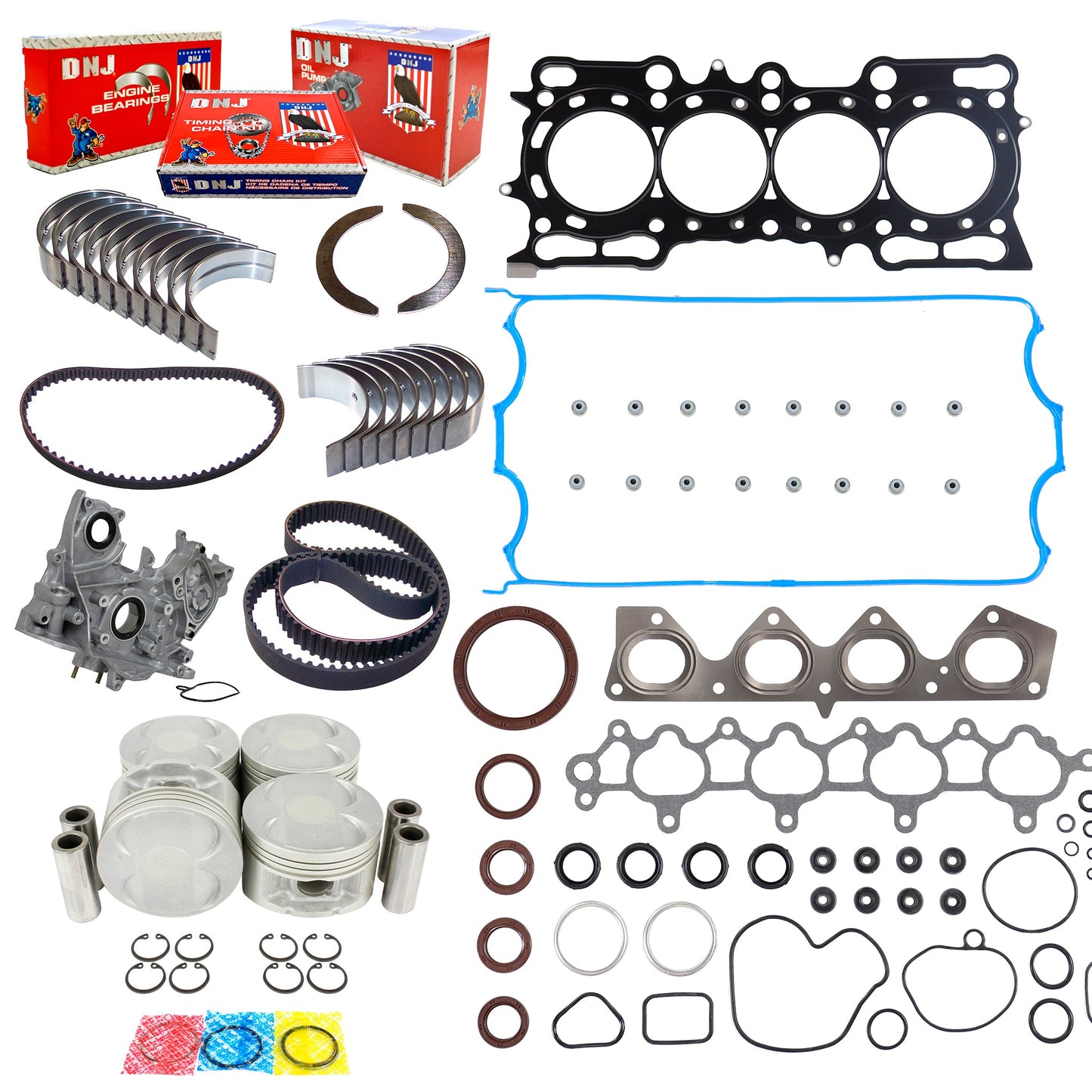 Master Engine Rebuild Kit 1998-2001 Honda Prelude 2.2L