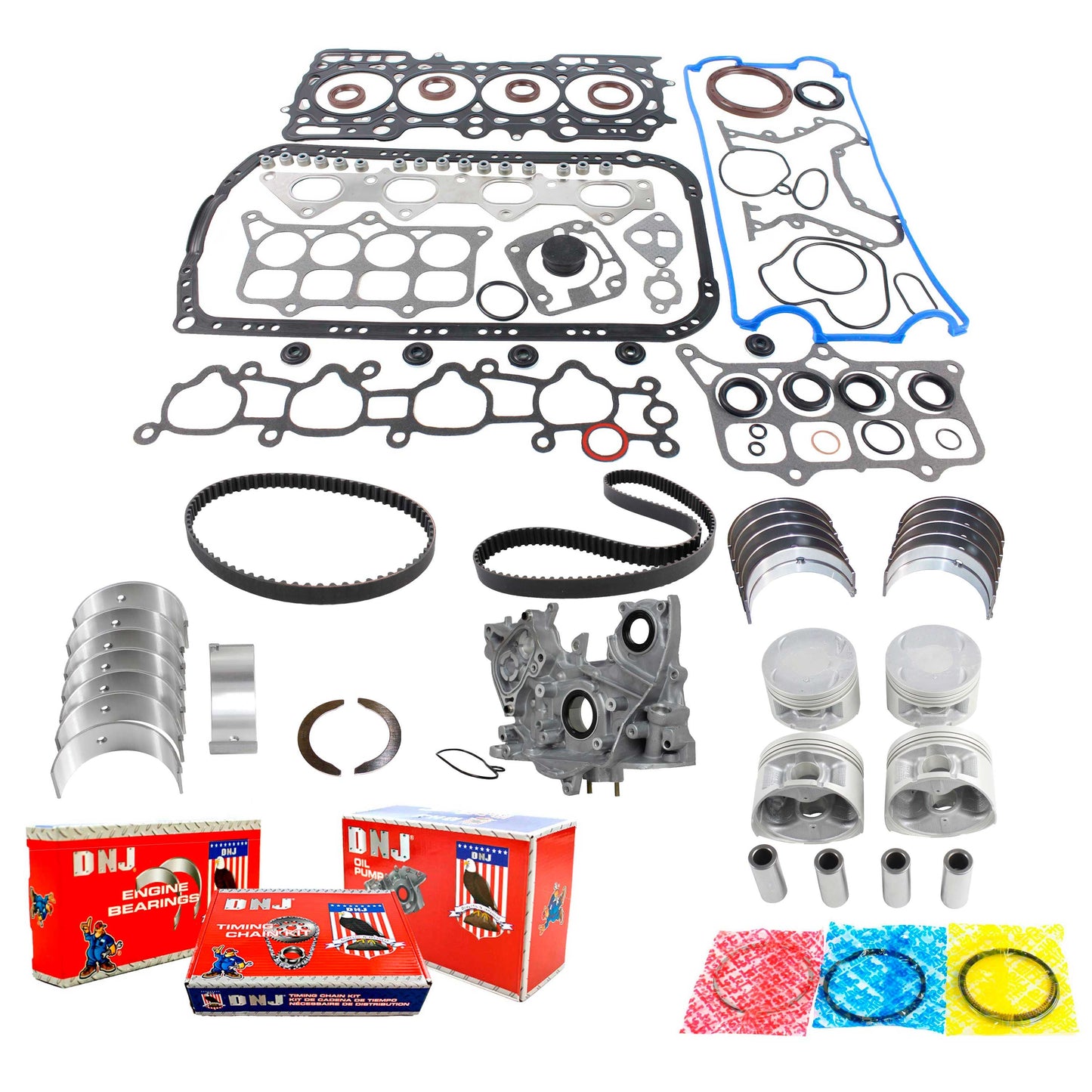 Master Engine Rebuild Kit 1992-1996 Honda 2.3L