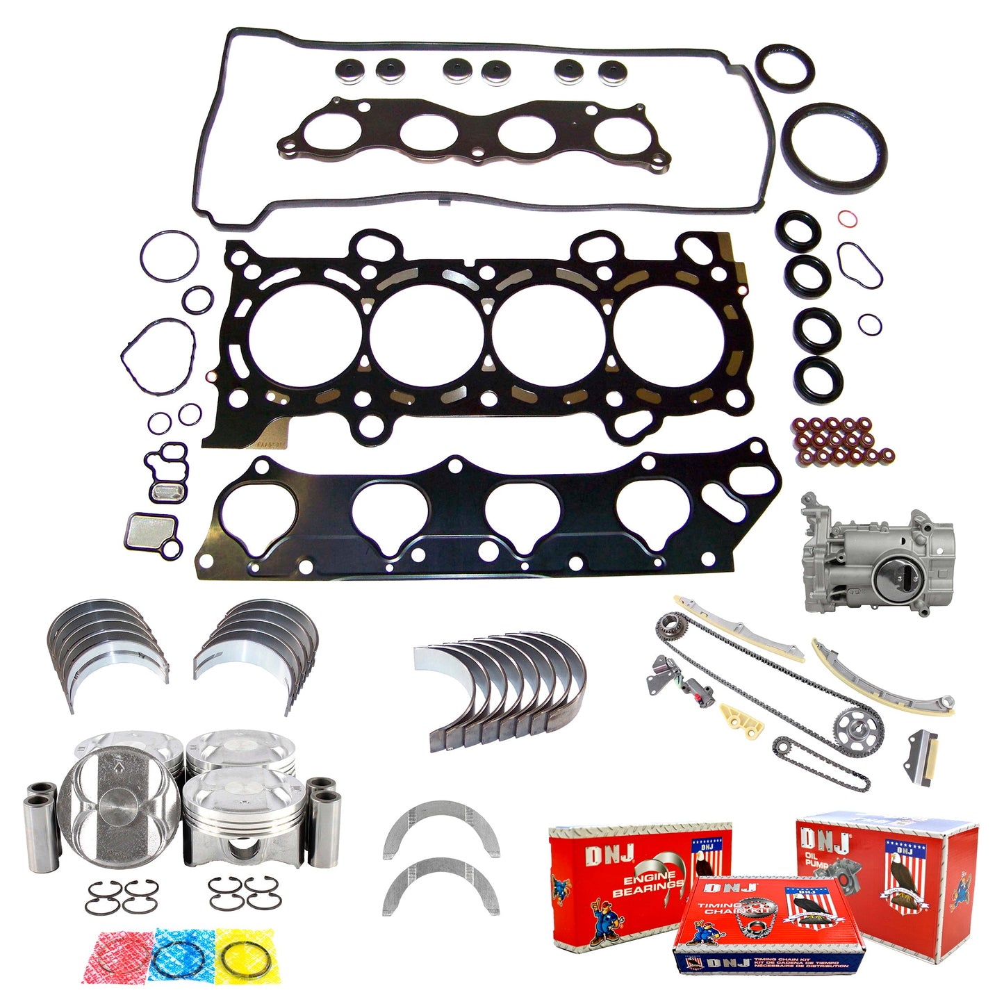 Master Engine Rebuild Kit 2004-2008 Acura TSX 2.4L
