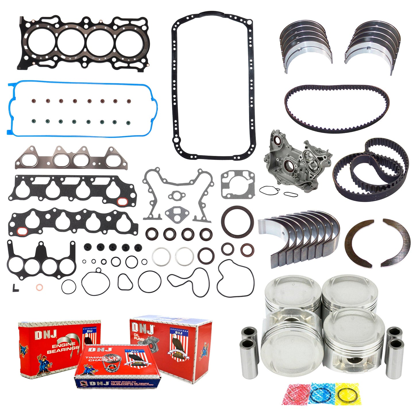 Master Engine Rebuild Kit 1994-1997 Acura, Honda 2.2L L4