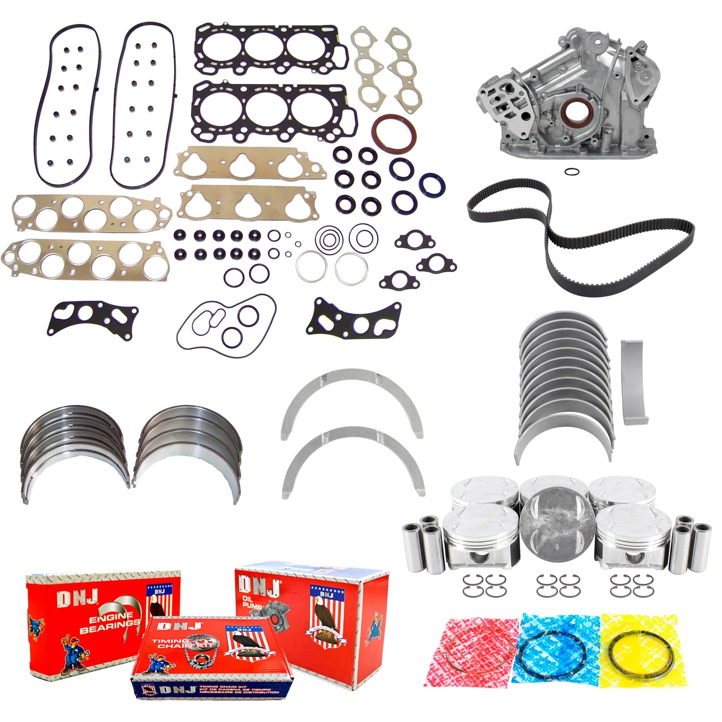 Master Engine Rebuild Kit 2001-2004 Acura,Honda 3.5L
