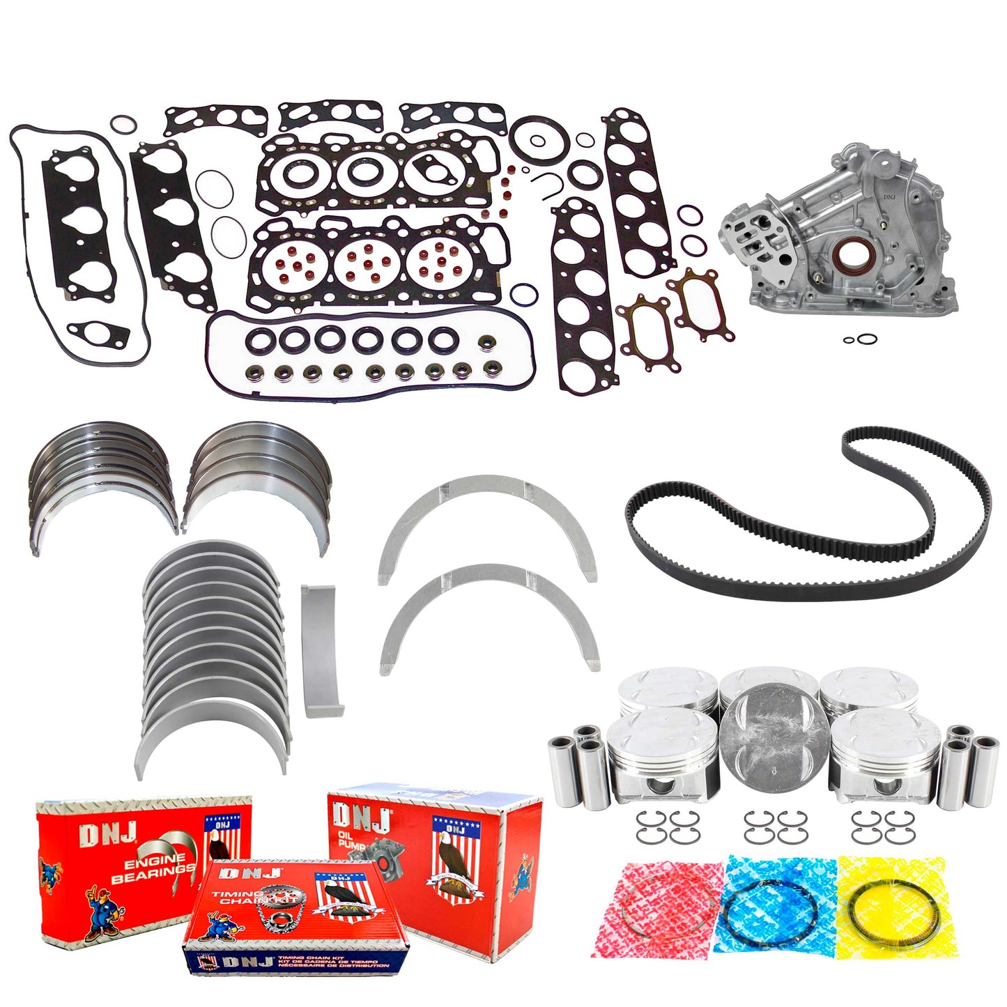 Master Engine Rebuild Kit 2003-2007 Acura,Honda 3.5L