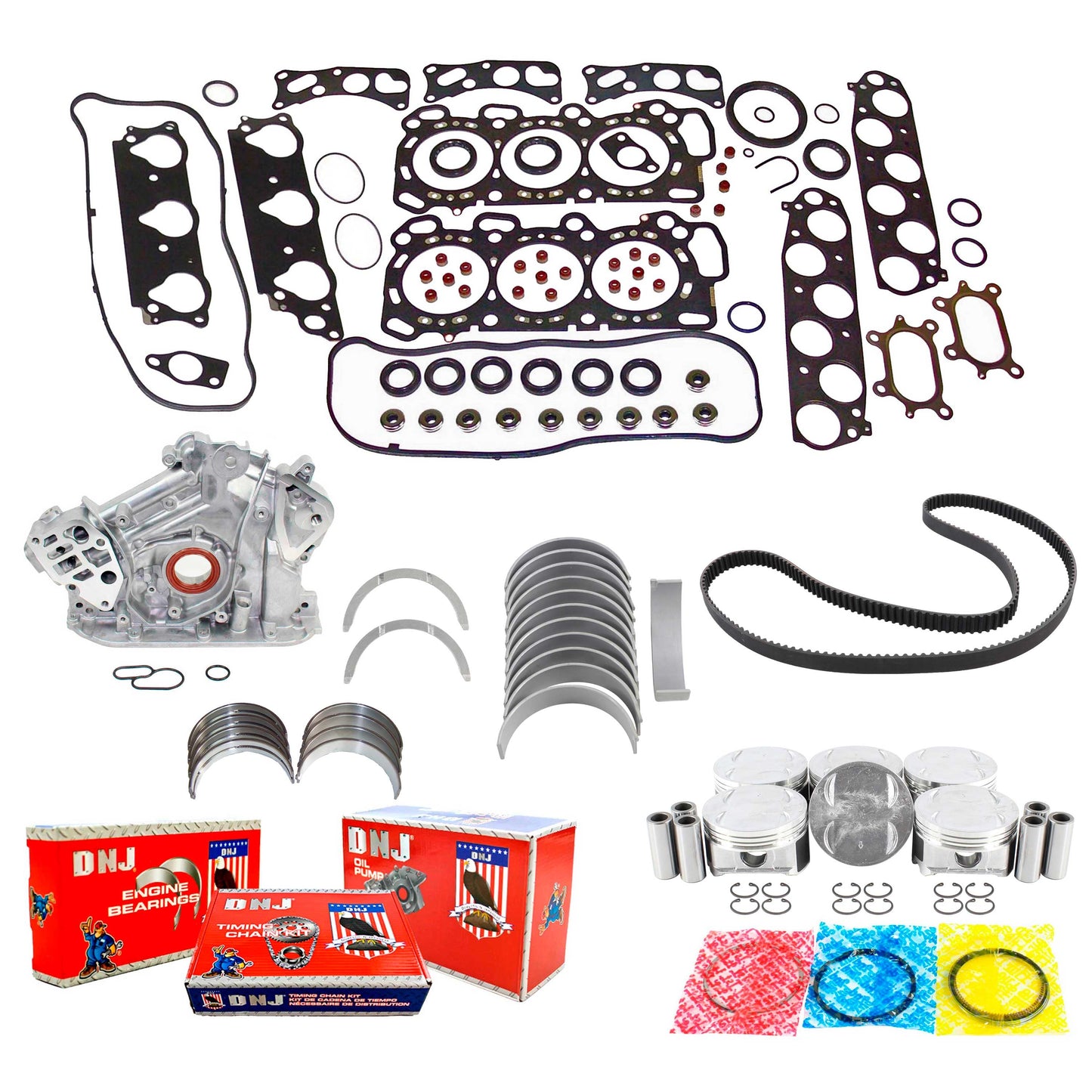 Master Engine Rebuild Kit 2005-2007 Acura,Honda 3.5L