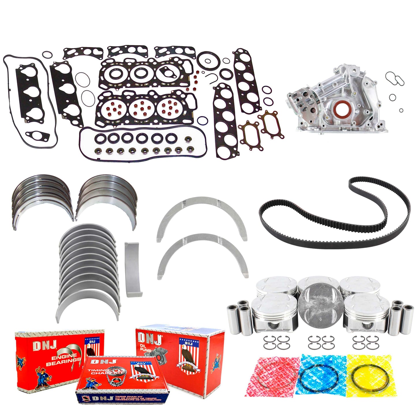 Master Engine Rebuild Kit 2007-2010 Honda 3.5L