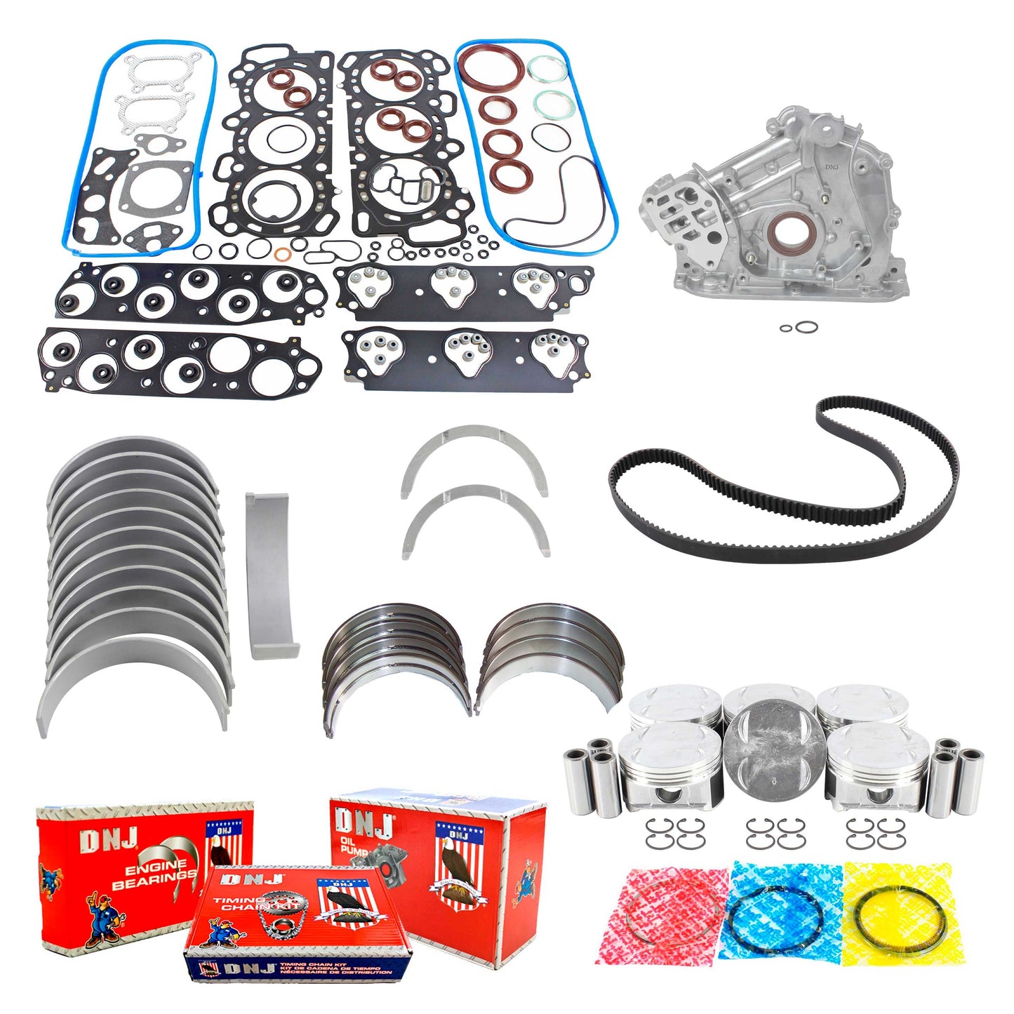 Master Engine Rebuild Kit 2005-2008 Honda 3.5L