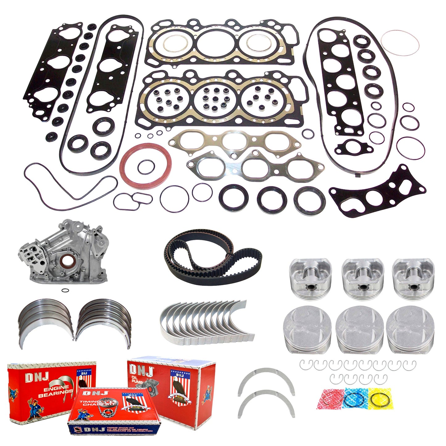 Master Engine Rebuild Kit 1997-2002 Acura,Honda 3.0L