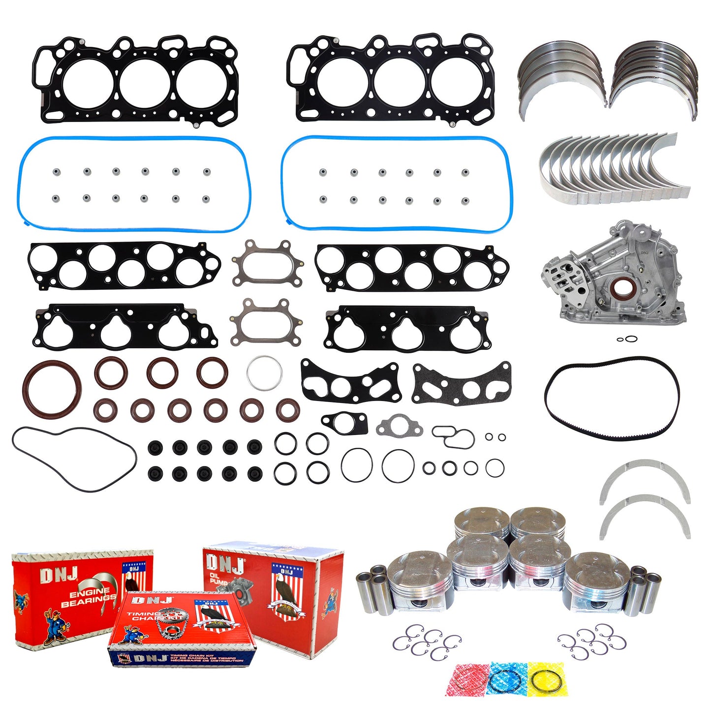 Master Engine Rebuild Kit 2003-2007 Honda Accord 3.0L V6