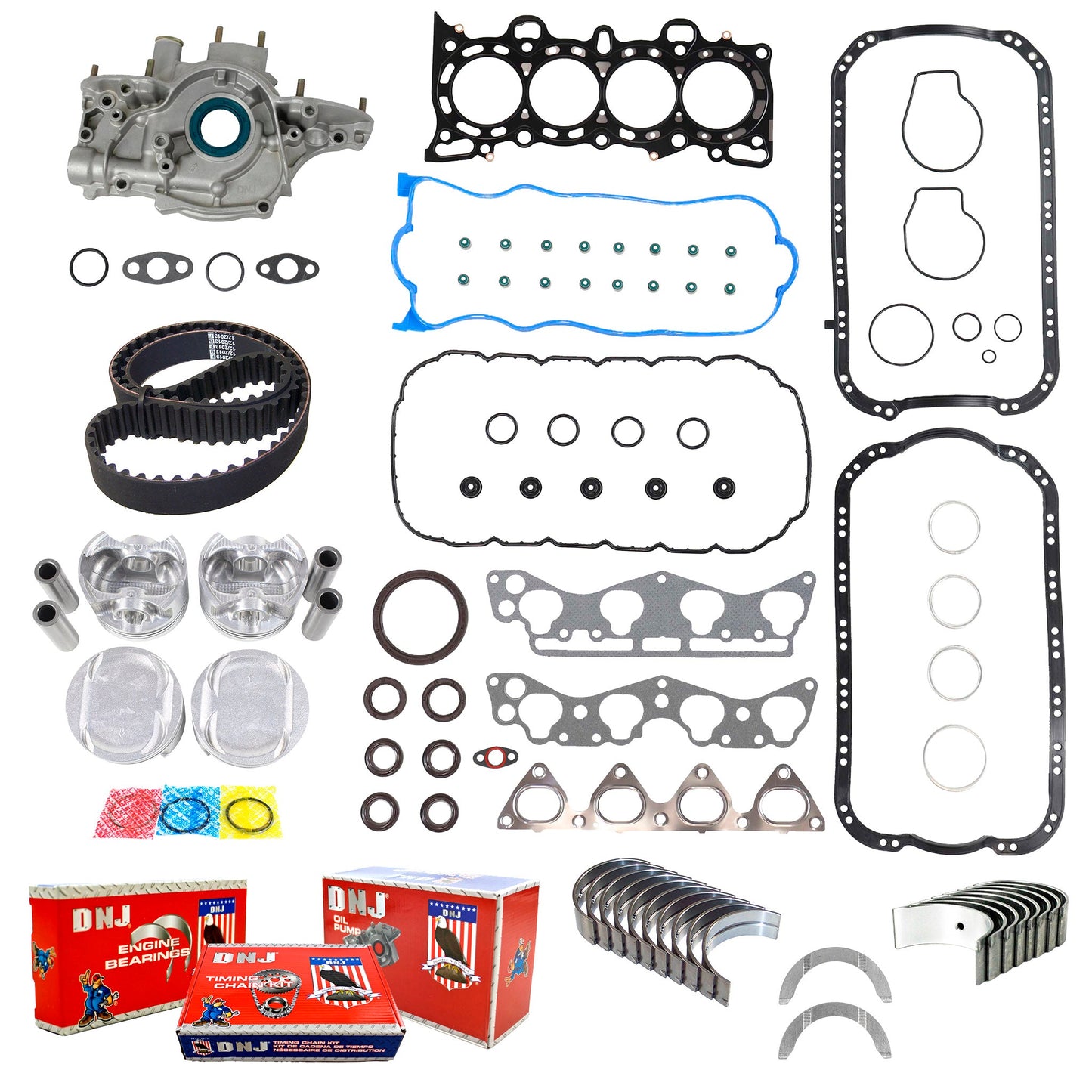 Master Engine Rebuild Kit 1996-2000 Honda Civic & Civic del Sol 1.6L L4