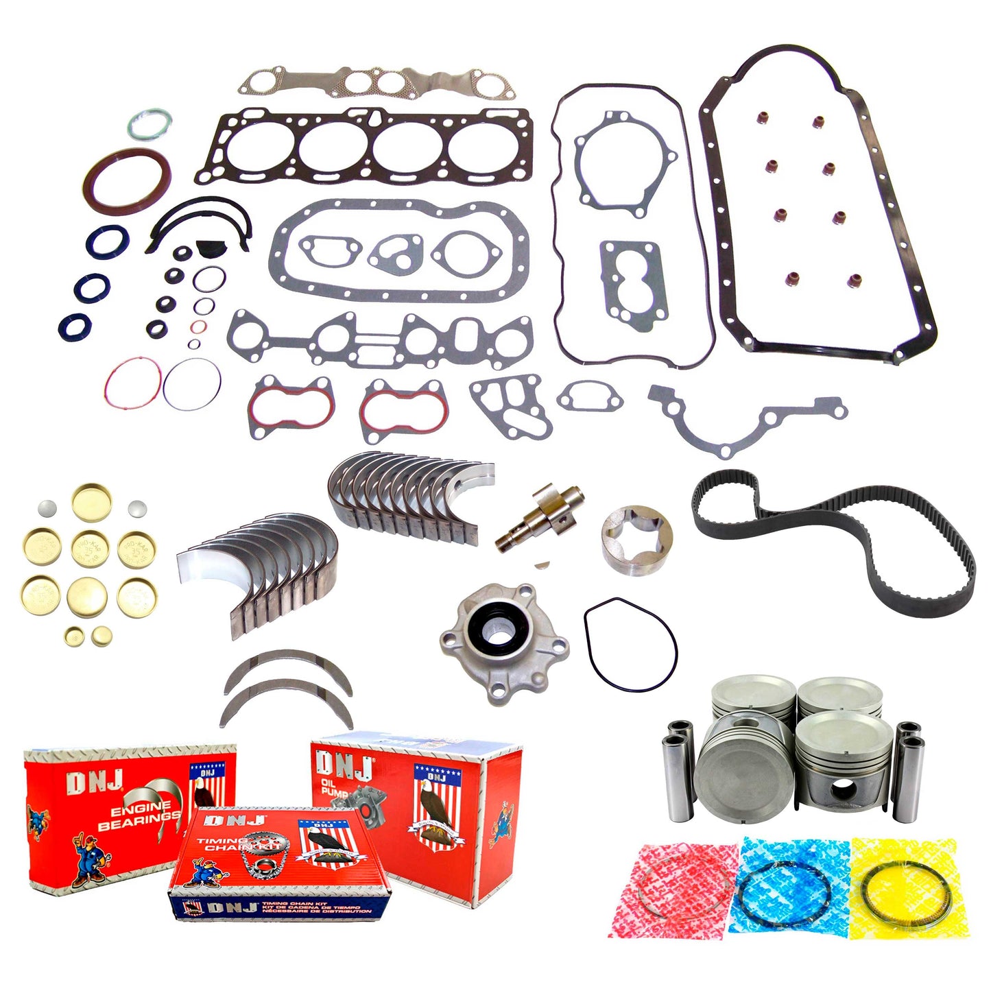 Master Engine Rebuild Kit 1986-1995 Isuzu 2.3L