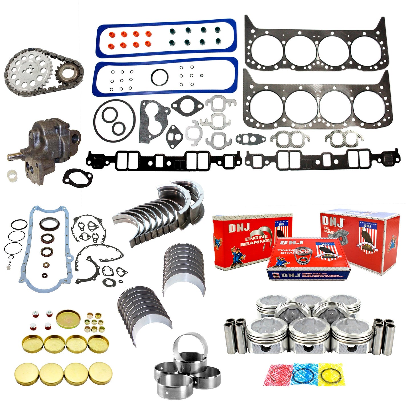Master Engine Rebuild Kit 1987-1990 Cadillac,Chevrolet,Pontiac 5.7L