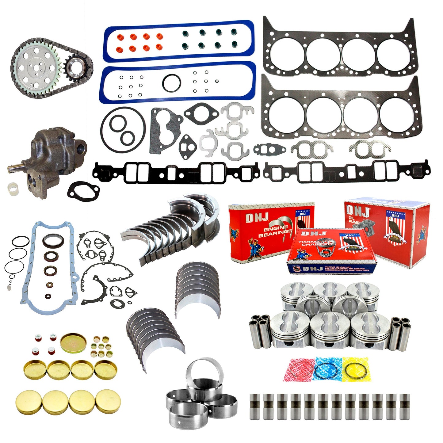 Master Engine Rebuild Kit 1987-1995 AM General,Chevrolet,GMC 5.7L